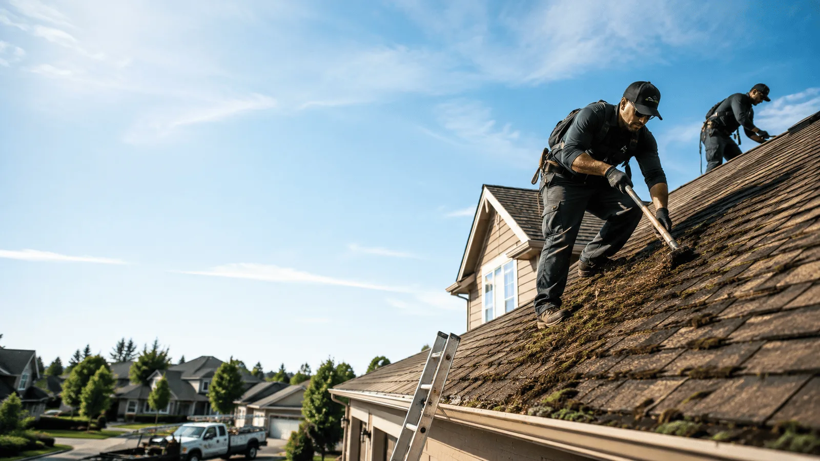 Roof Moss Removal in Plano, IA near me